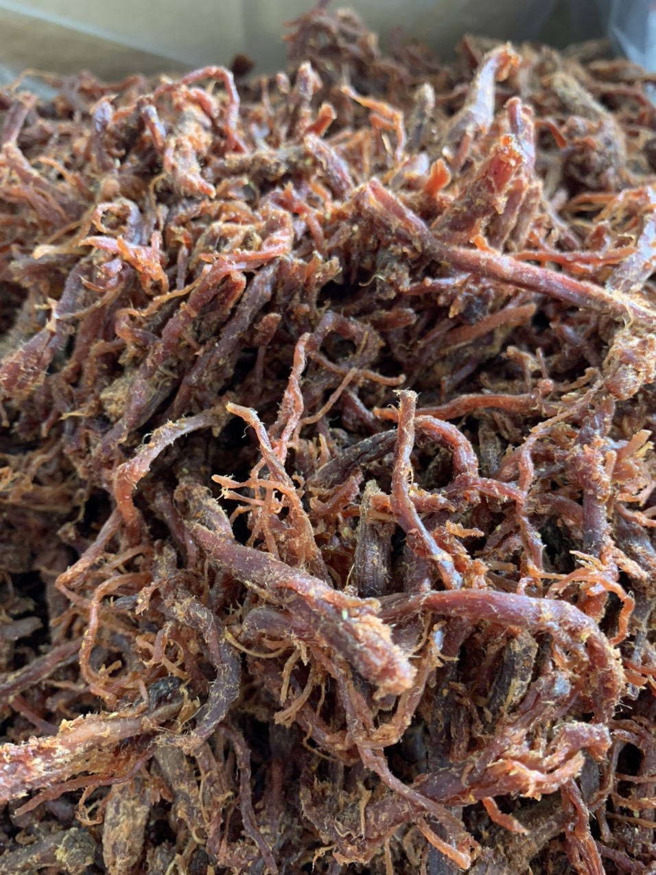 Trâu khô sợi tê cay